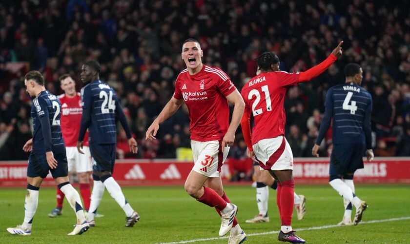 Nottingham Forest continue remarkable season to leapfrog champions with Aston Villa comeback