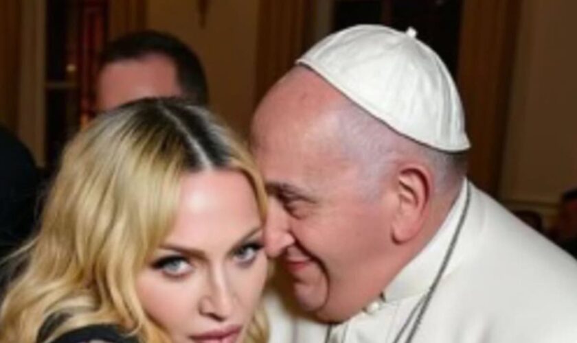 Madonna divides fans with AI-generated photos of her and Pope Francis