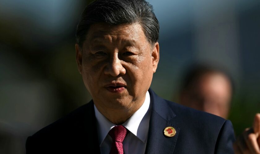 Le président chinois Xi Jinping, le 18 novembre 2024 à Rio de Janeiro