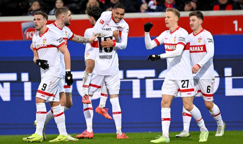 Bundesliga – 14. Spieltag: VfB Stuttgart gewinnt in Heidenheim