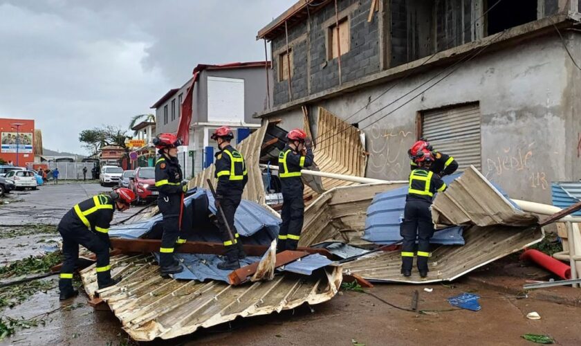 Photographie de Mayotte publiée par la Sécurité civile le 15 décembre 2024