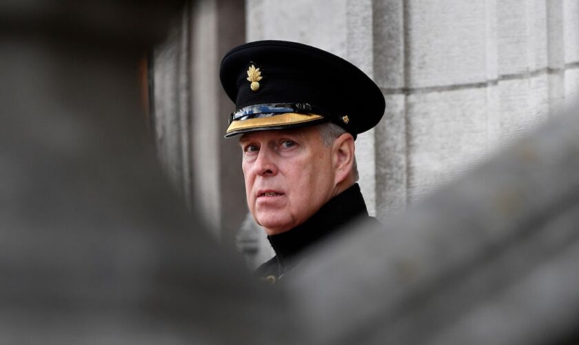 Le prince Andrew, duc de York, le 07 septembre 2019, lors d'une cérémonie pour le 75e anniversaire de la libération de Bruges