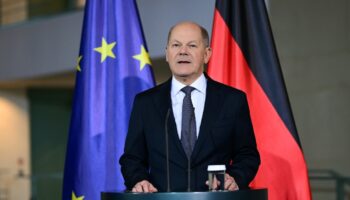 Le chancelier allemand Olaf Scholz fait une déclaration, le 11 décembre 2024 à Berlin, quelques jours avant le vote de confiance au Bundestag contre lui prévu le 16 décembre 2024