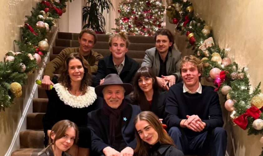 Don Johnson shares rare family photo with five children including Dakota Johnson for 75th birthday