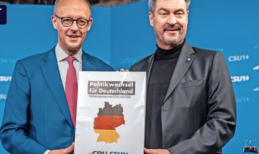 CDU/CSU, SPD und Grüne stellen Wahlprogramme vor