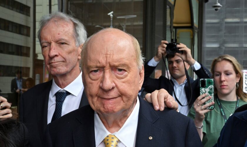 Former radio broadcaster and Australian rugby coach Alan Jones denies indecent assault charges