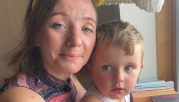 Nicole Hamilton and her son Logan have spent more than two years in temporary accommodation in London. Submitted by Adele Robinson.