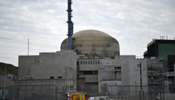 La centrale nucléaire de Flamanville, le 25 avril 2024 dans la Manche