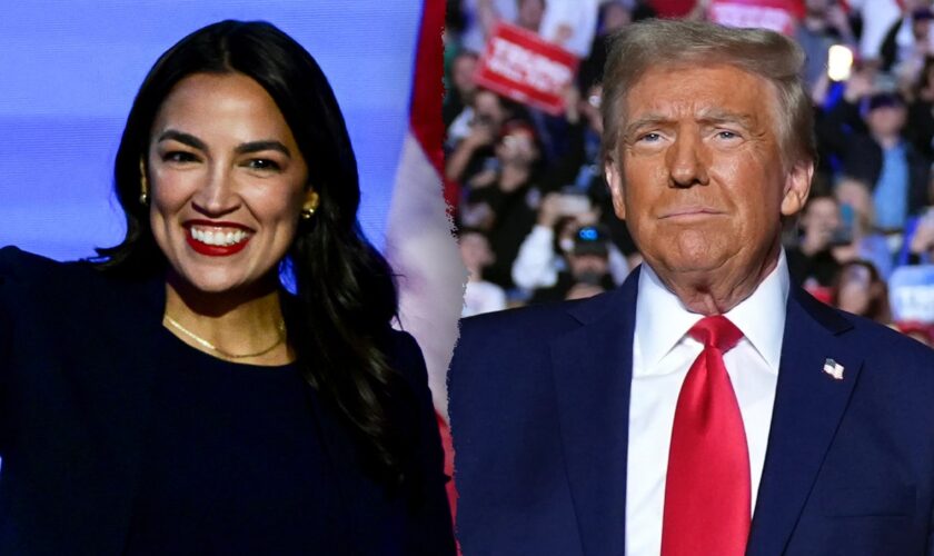 AOC laughs off sarcastic sympathy from Trump after failed House leadership bid: 'You know it's bad'