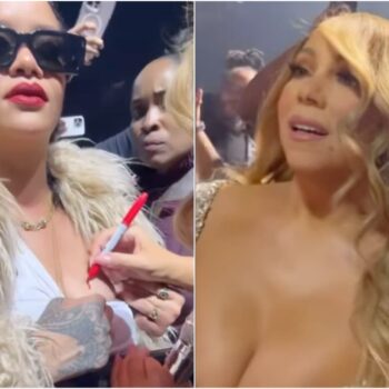 ‘This is iconic’: Rihanna has mischievous request for Mariah Carey mid-concert