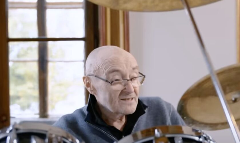 Phil Collins revists his drumkit for the first time in years: ‘It just feels so strange’