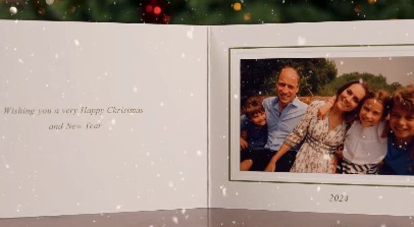 Prince William and Kate Middleton release poignant Christmas card after ‘brutal’ year