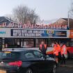 Four people taken to hospital after double-decker bus roof torn off in bridge crash