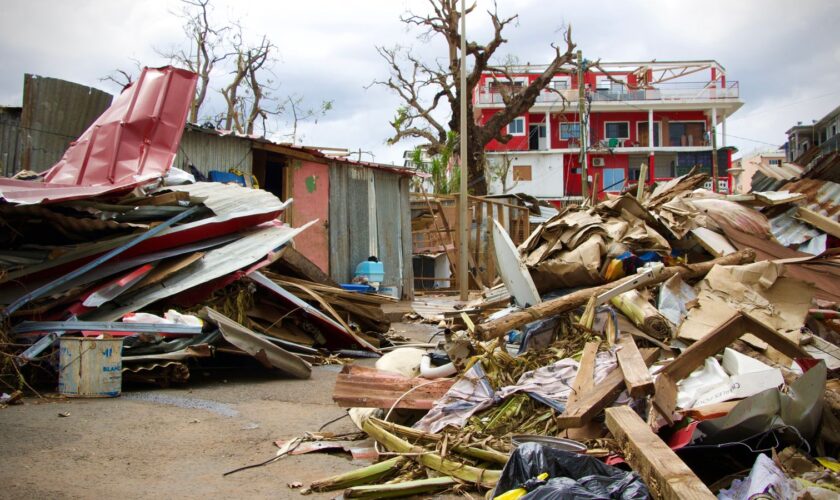 The aftermath of Cyclone Chido in Mayotte