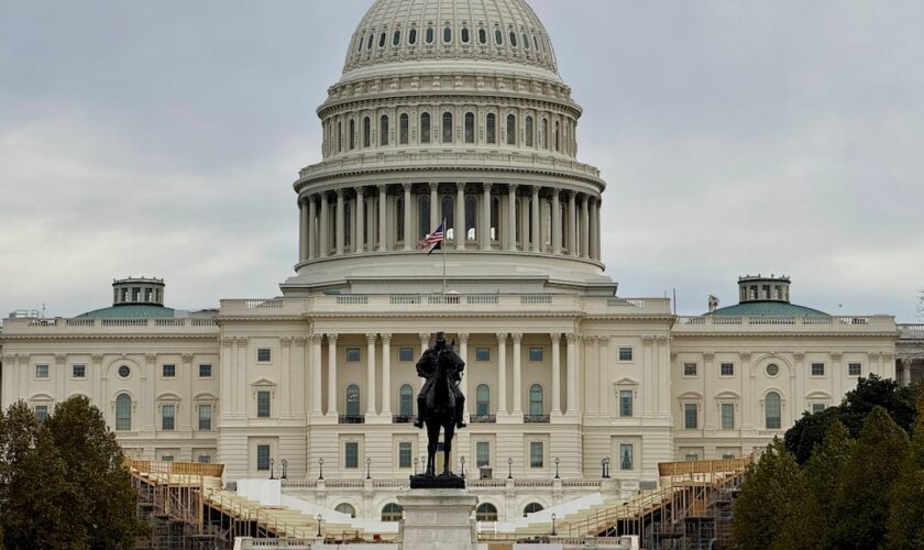 Le Capitole des Etats-Unis à Washington, le 10 novembre 2024