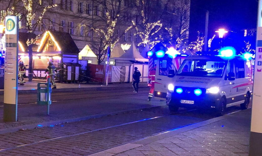 Allemagne : une voiture percute les visiteurs d’un marché de Noël à Magdebourg, des morts et des blessés