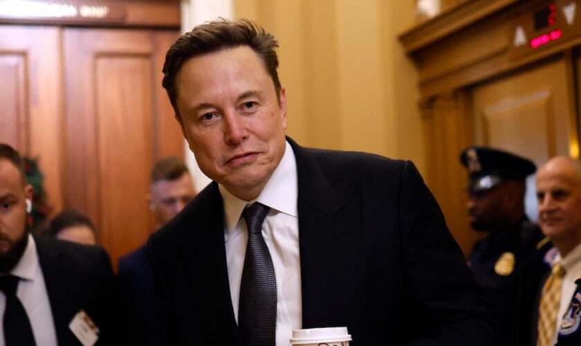 Le PDG de Tesla Elon Musk, ici à Washington le 5 décembre 2024.