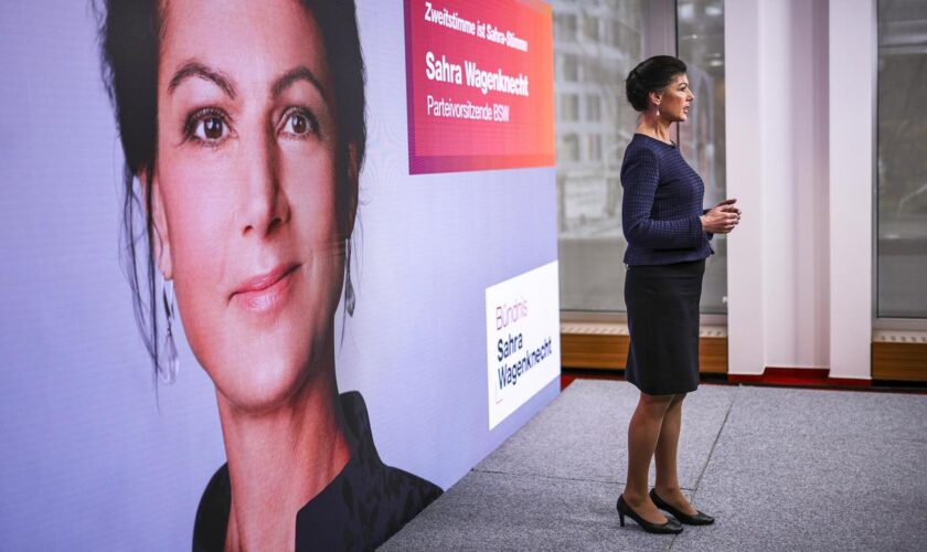 Bündnis Sahra Wagenknecht: BSW will sich nach Bundestagswahl umbenennen