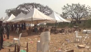 Several children killed in stampede at a holiday fair event in Nigeria in Basorun, Oyo State on 18/12/2024. Pic: ARISE NEWS