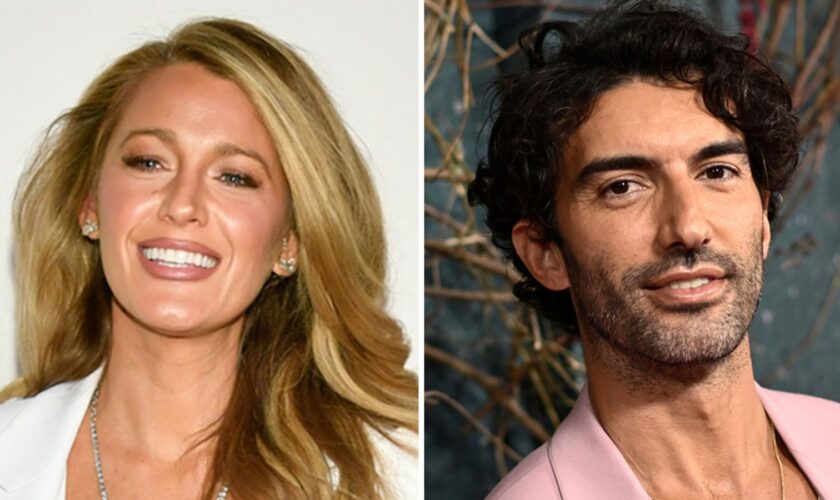 Blake Lively (left) who has accused It Ends With Us co-star Justin Baldoni (right) of sexual harassment in a legal complaint. Pic: AP