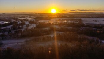 Sunny spells are also expected this Christmas. Pic: PA