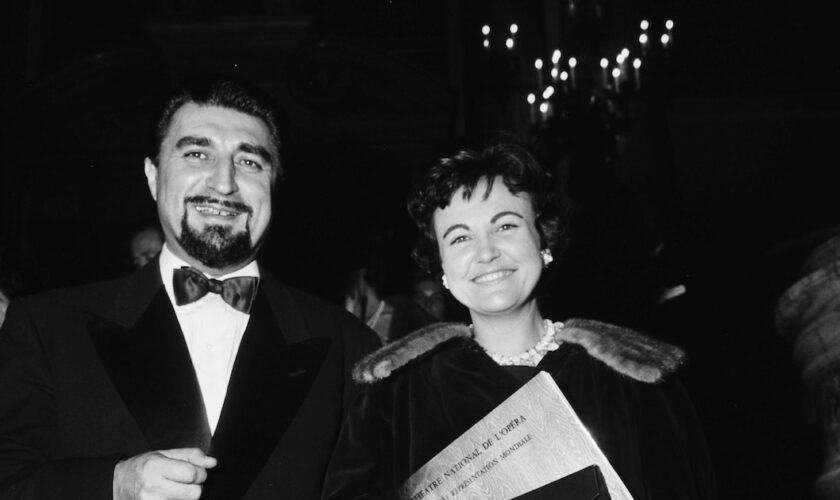 Harris Puisais à l'avant-première des "Amours célèbres" à l'Opéra en 1961