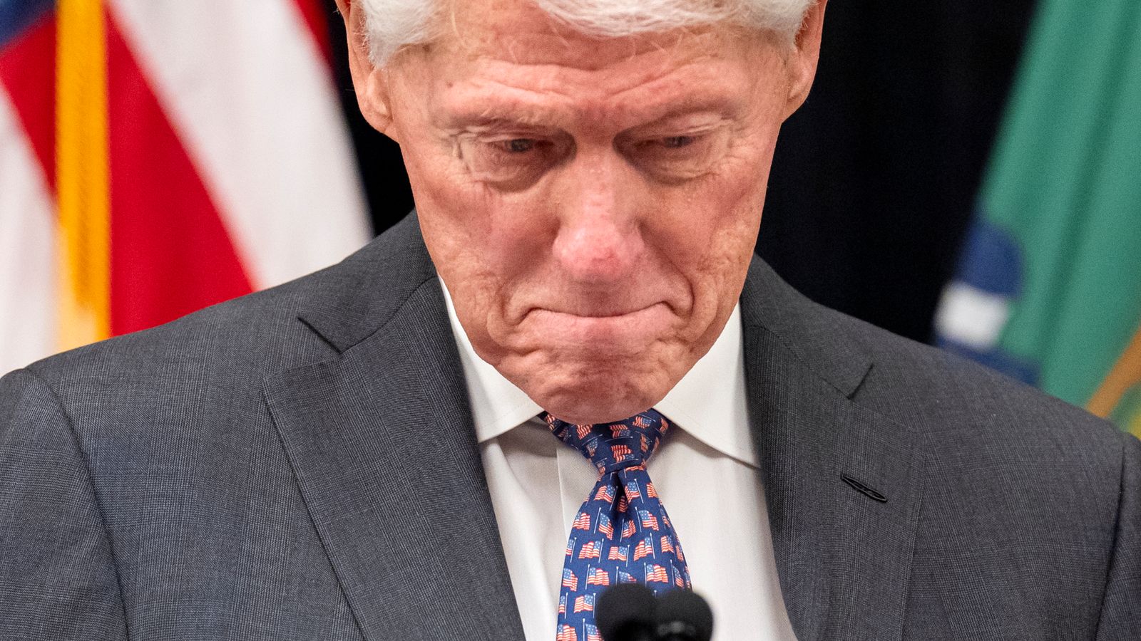 Bill Clinton speaking in November. Pic: AP