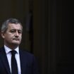 Le nouveau ministre de la Justice, Gerald Darmanin, lors de la cérémonie de passation de pouvoirs avec son prédécesseur au ministère de la Justice, le 24 décembre 2024 à Paris