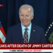 Mort de Jimmy Carter : Joe Biden estime que Donald Trump devrait s’inspirer de l’ex-président sur ce point