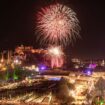 Fireworks over Edinburgh during Hogmanay celebrations in 2019