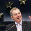 Jack Straw and Tony Blair at the  European Union summit in Brussels in 2005.