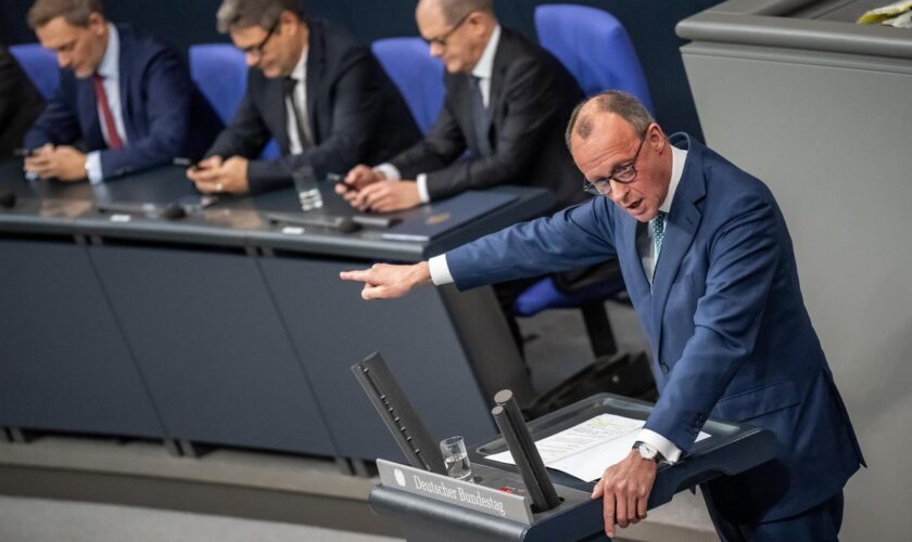 Bundestagswahlkampf: Friedrich Merz will grundlegenden Politikwechsel nach der Wahl