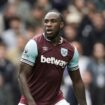 West Ham's Michail Antonio runs into position during the English Premier League soccer match between Tottenham Hotspur and West Ham United, at the Tottenham Hotspur Stadium in London, Saturday, Oct 19, 2024. Pic: AP