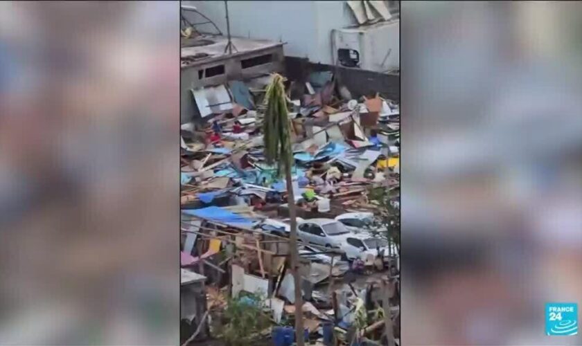 À Mayotte, un tiers de la population sans abri après le passage du cyclone Chido