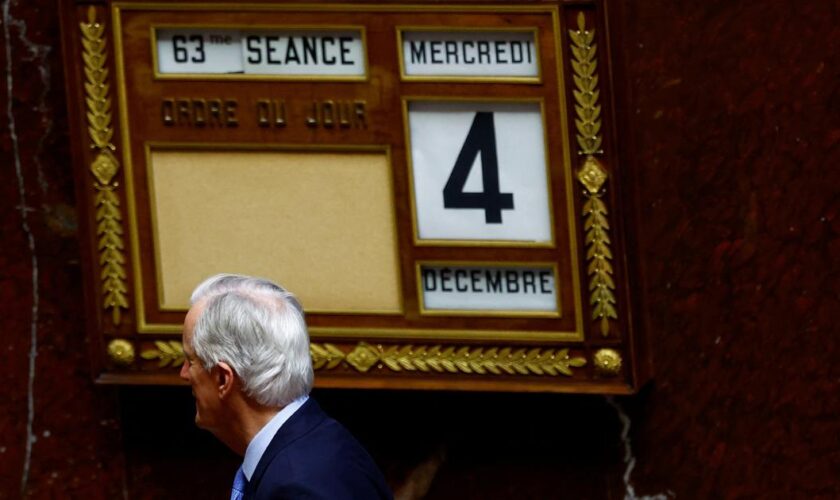 À l’Assemblée, une motion de censure historique renverse le gouvernement