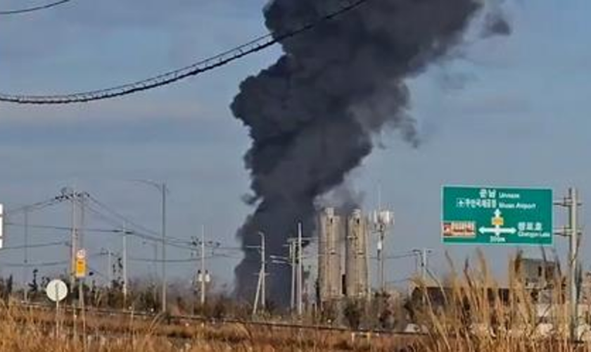 Al menos 28 muertos tras salirse de la pista un avión comercial con 181 pasajeros en Corea del Sur