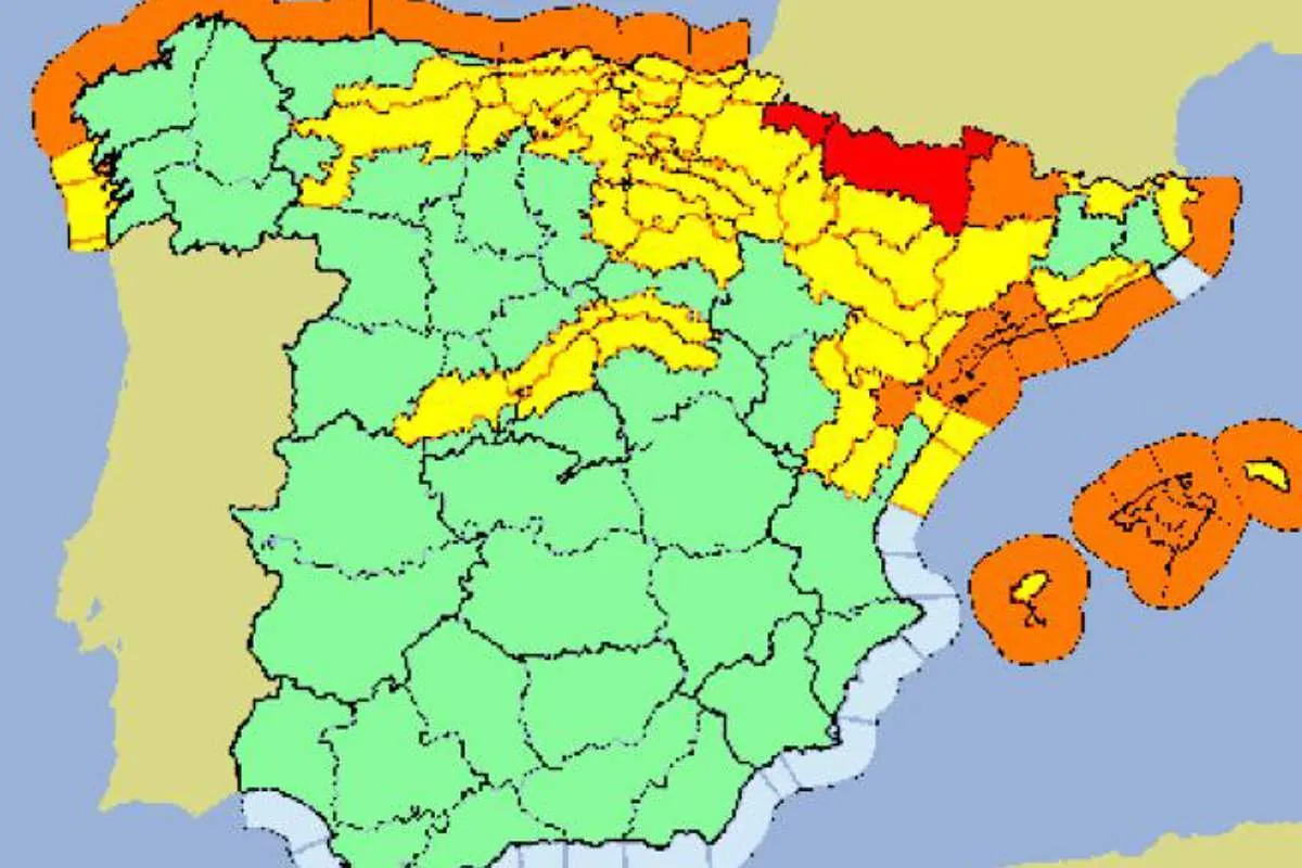 Alerta roja en el Pirineo oscense y navarro y el valle de Arán por nieve