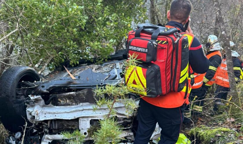 Alpes-Maritimes : un automobiliste grièvement blessé après une chute de 60 mètres dans un ravin