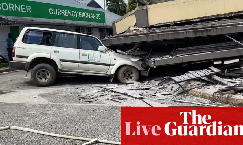 Australia news live: Vanuatu pleads for assistance after powerful earthquake; HSC results out in NSW and Tasmania