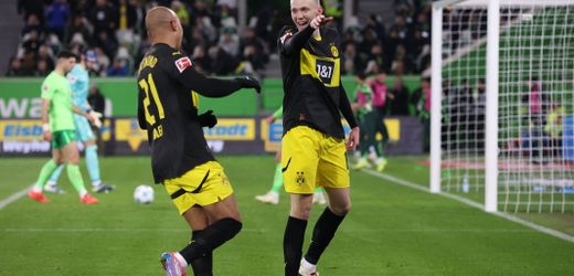 Bundesliga: Borussia Dortmund beendet Jahr 2024 mit Sieg beim VfL Wolfsburg