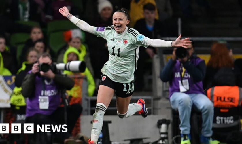 Celebrations as Wales make history qualifying for Euros