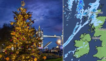 Christmas Day weather: Met Office's hour by hour forecast with exact timings and temperatures