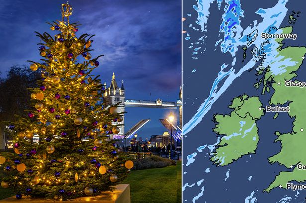 Christmas Day weather: Met Office's hour by hour forecast with exact timings and temperatures