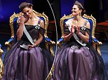 Crown Princess Victoria of Sweden is effortlessly elegant in a purple ballgown - as she joins other royals at Nobel Prize Awards Ceremony