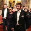 David and Victoria Beckham make surprise appearance at King's State Banquet for Qatar Emir