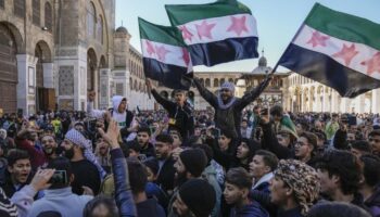 Des dizaines de milliers de Syriens fêtent dans les rues "la victoire de la révolution"