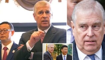 Dire fears Prince Andrew's Chinese spy links are only the 'tip of the iceberg'