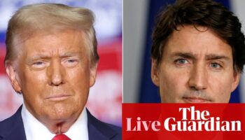 Donald Trump calls Canadian PM Justin Trudeau ‘governor’ for second time as he weighs in on deputy PM’s departure – live