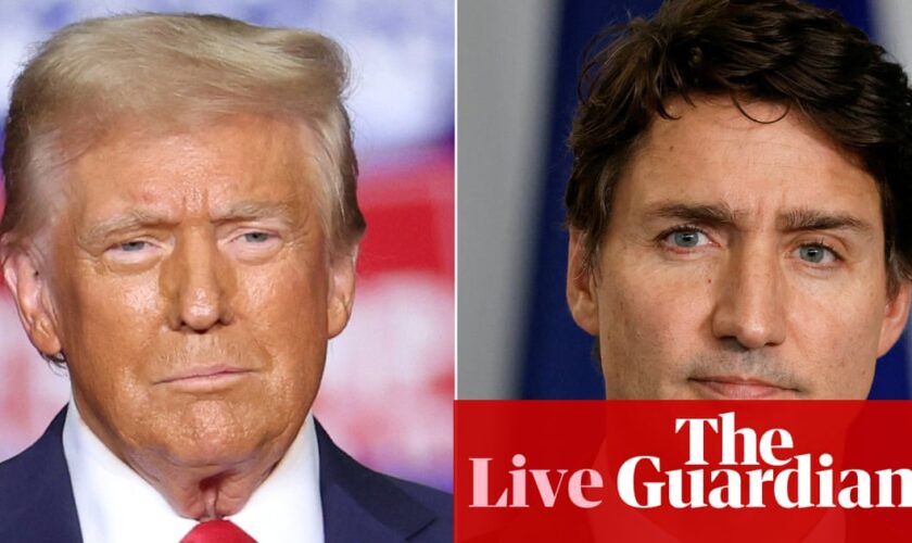 Donald Trump calls Canadian PM Justin Trudeau ‘governor’ for second time as he weighs in on deputy PM’s departure – live