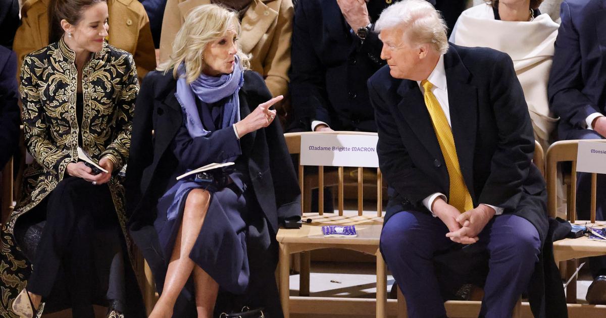 Donald Trump utilise la photo virale avec Jill Biden à Notre-Dame pour promouvoir son parfum